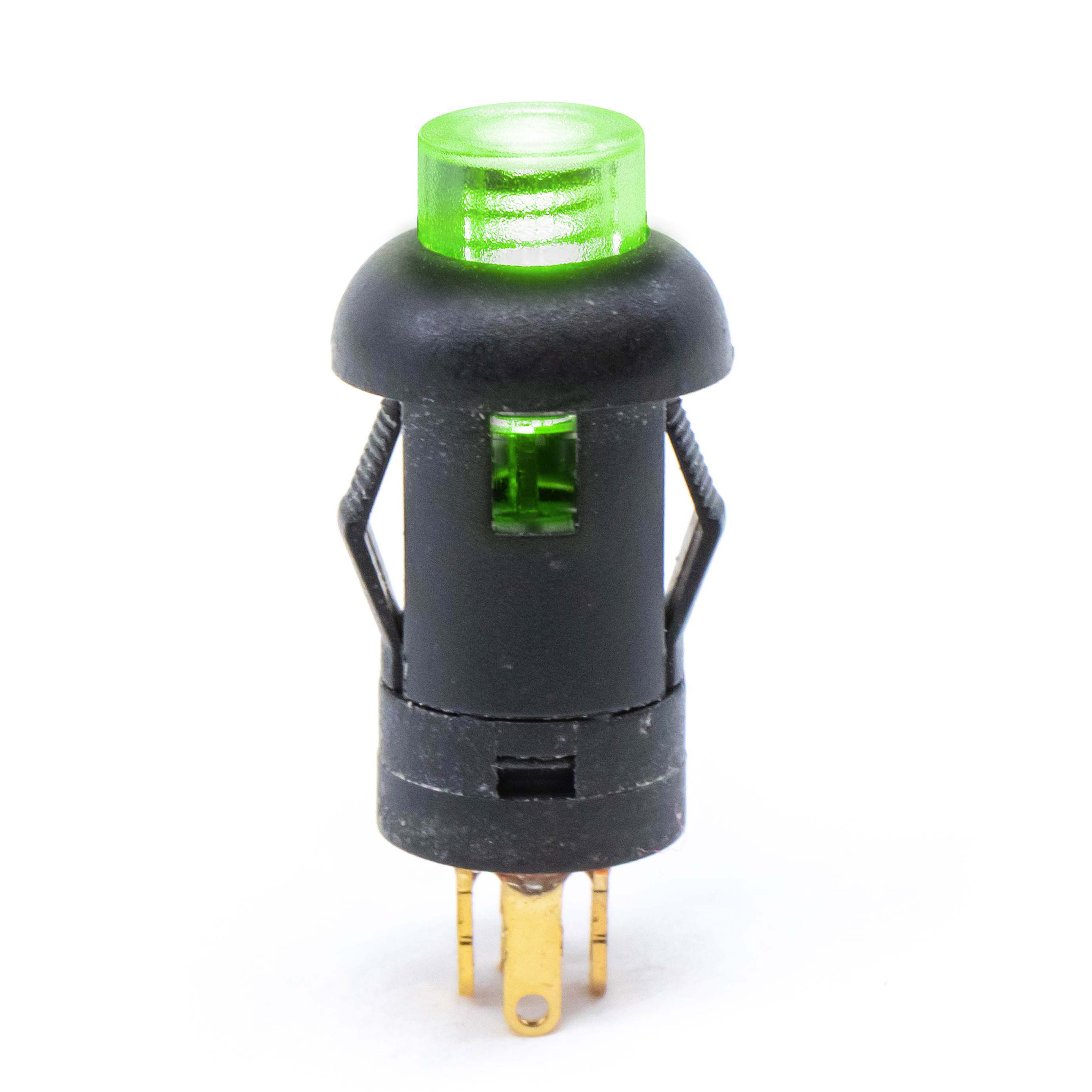 LP1 Series Illuminated, Round Pushbutton Switch