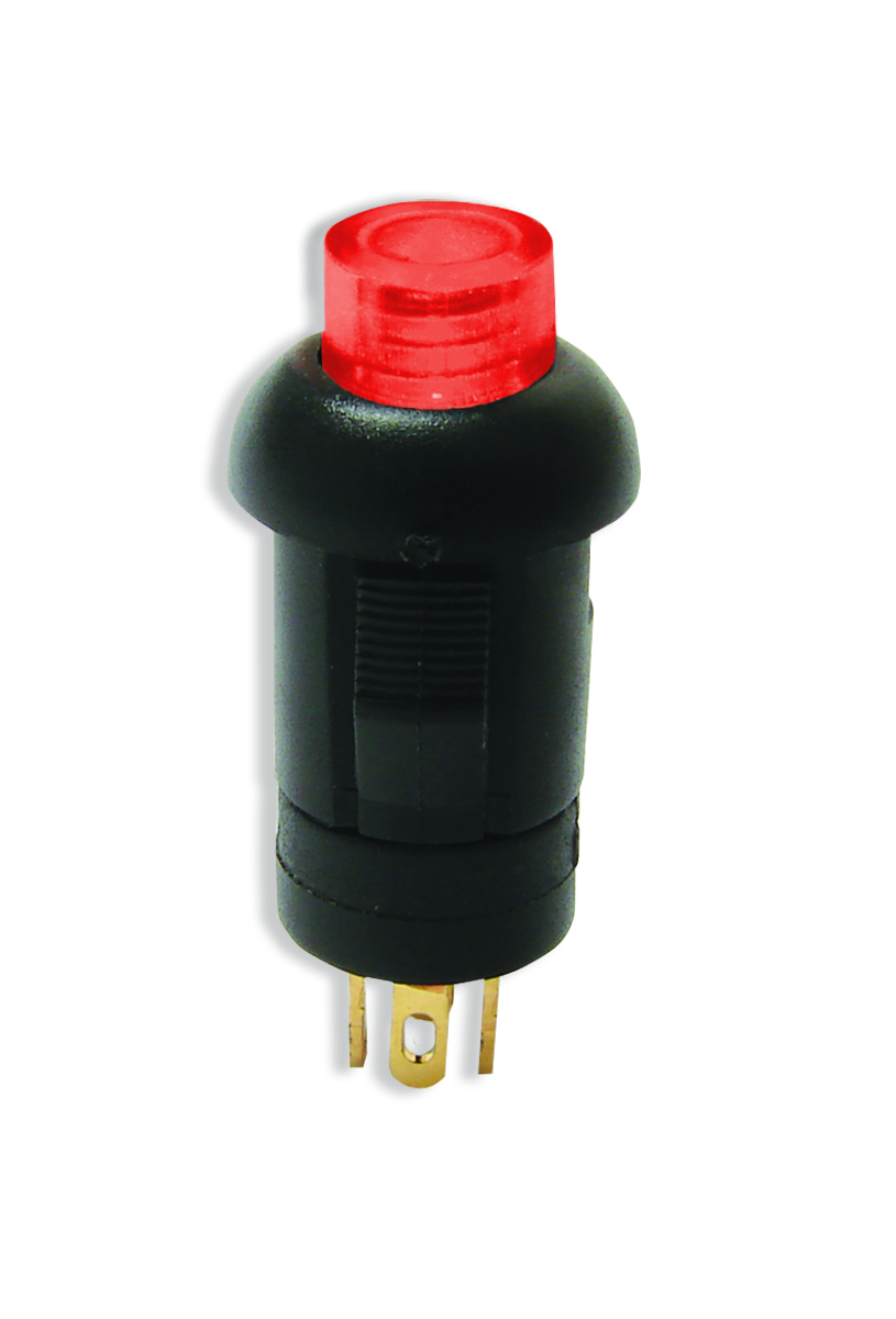 LP1 Series Illuminated, Round Pushbutton Switch