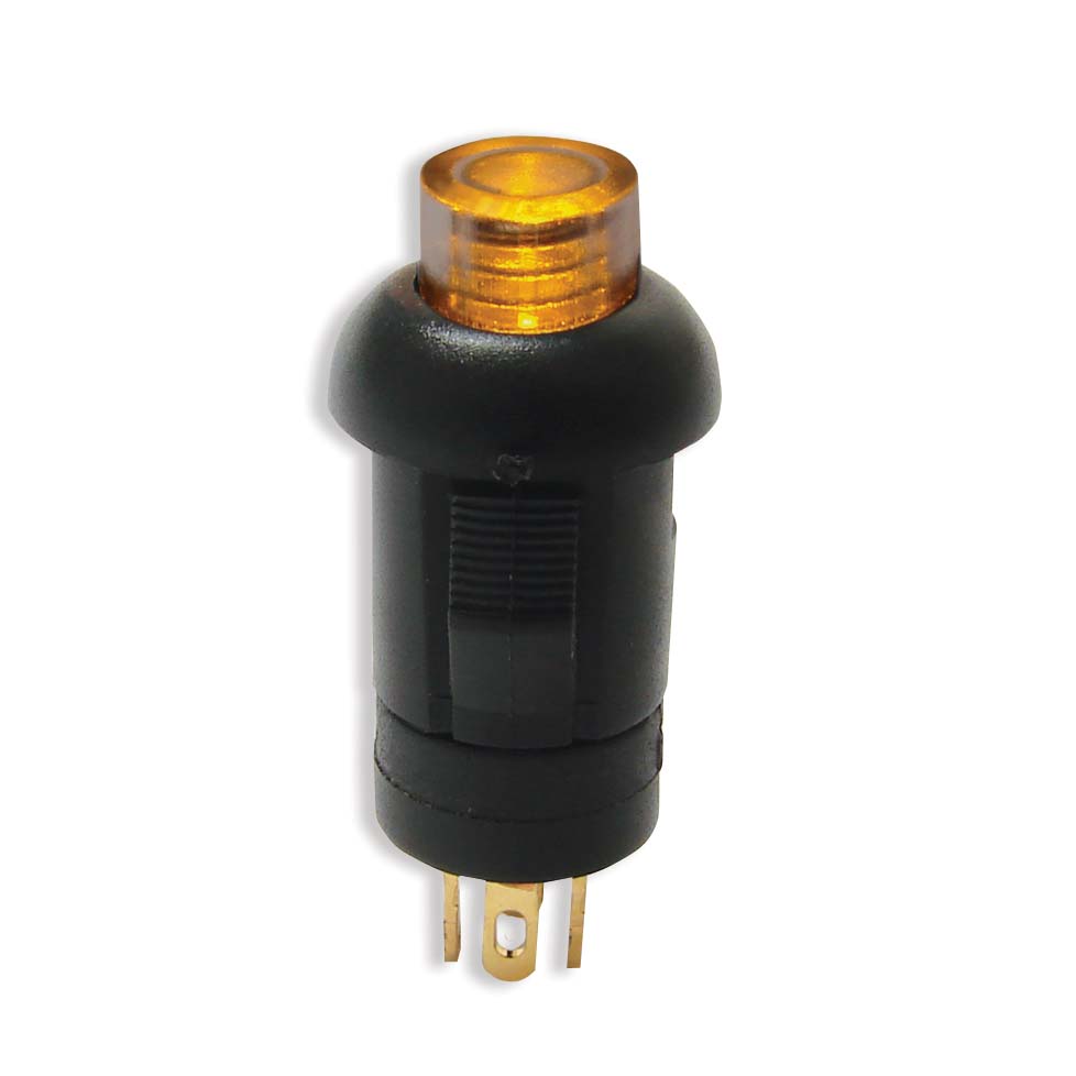 LP1 Series Illuminated, Round Pushbutton Switch