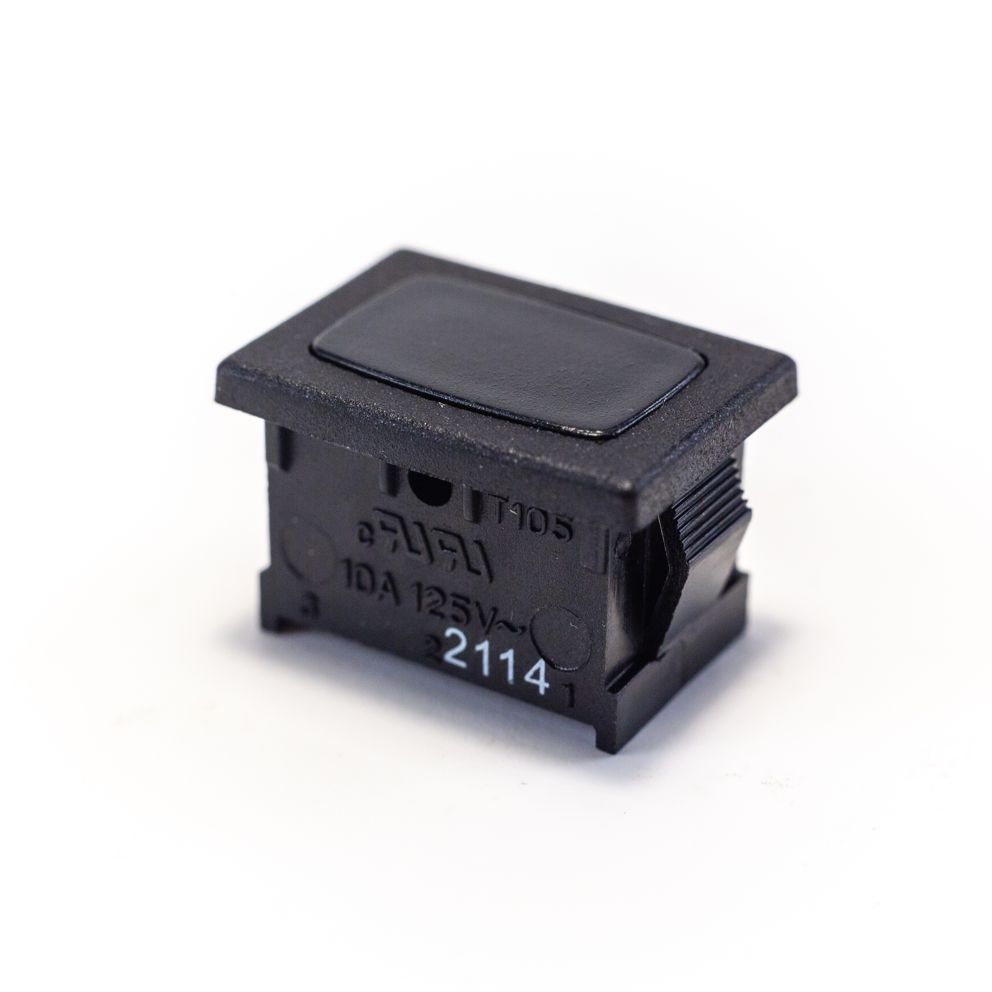 Interruttore A Bilanciere 2 Poli 30A 250V Con Illuminazione Blu - Fissaggio A Scatto, Connettori Piatti 6.3mm, CE E TÜV, 5 Pezzi