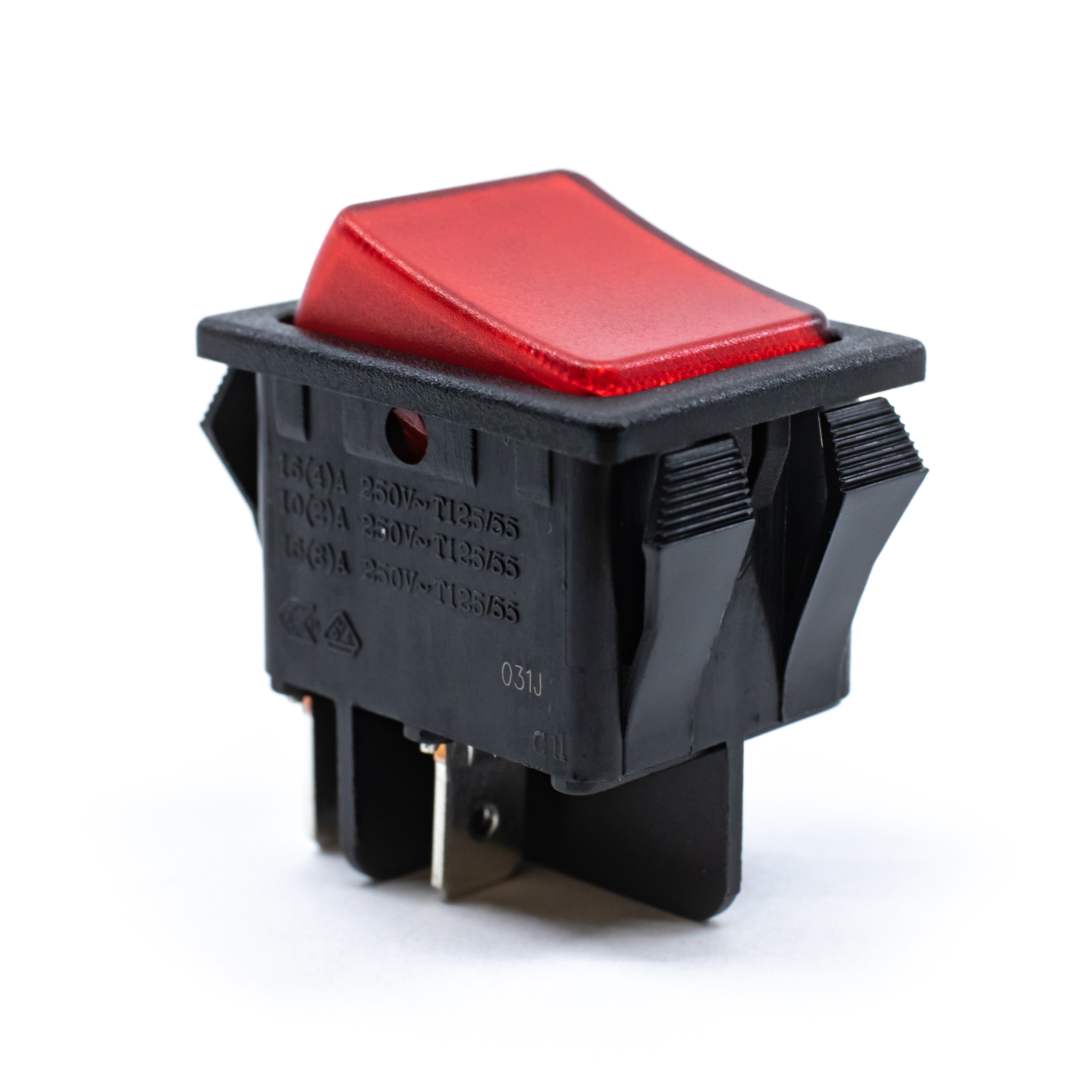 RB2 Series Illuminated, Power Rocker Switch with PVC Cap