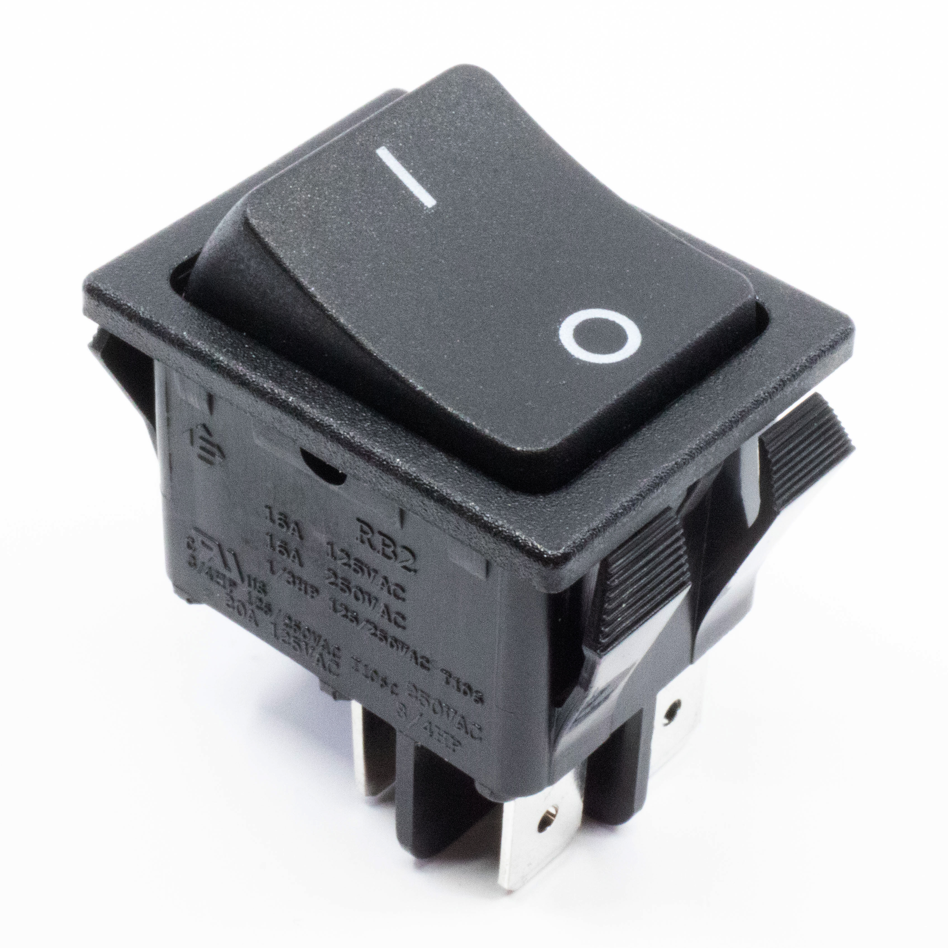 RB2 Series Illuminated, Power Rocker Switch with PVC Cap