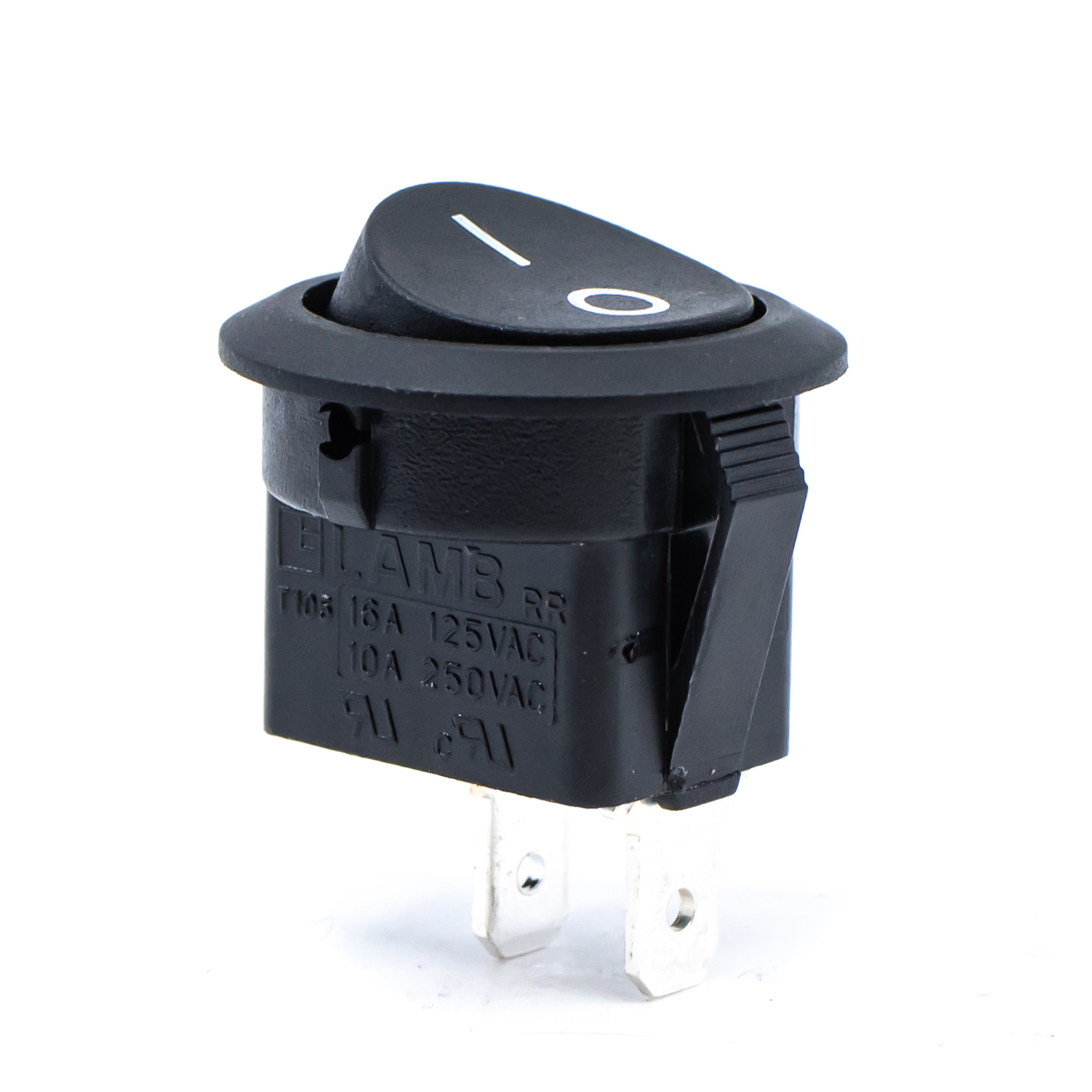 RR1 Series Round, Illuminated, Power Rocker Switch with PVC Cap