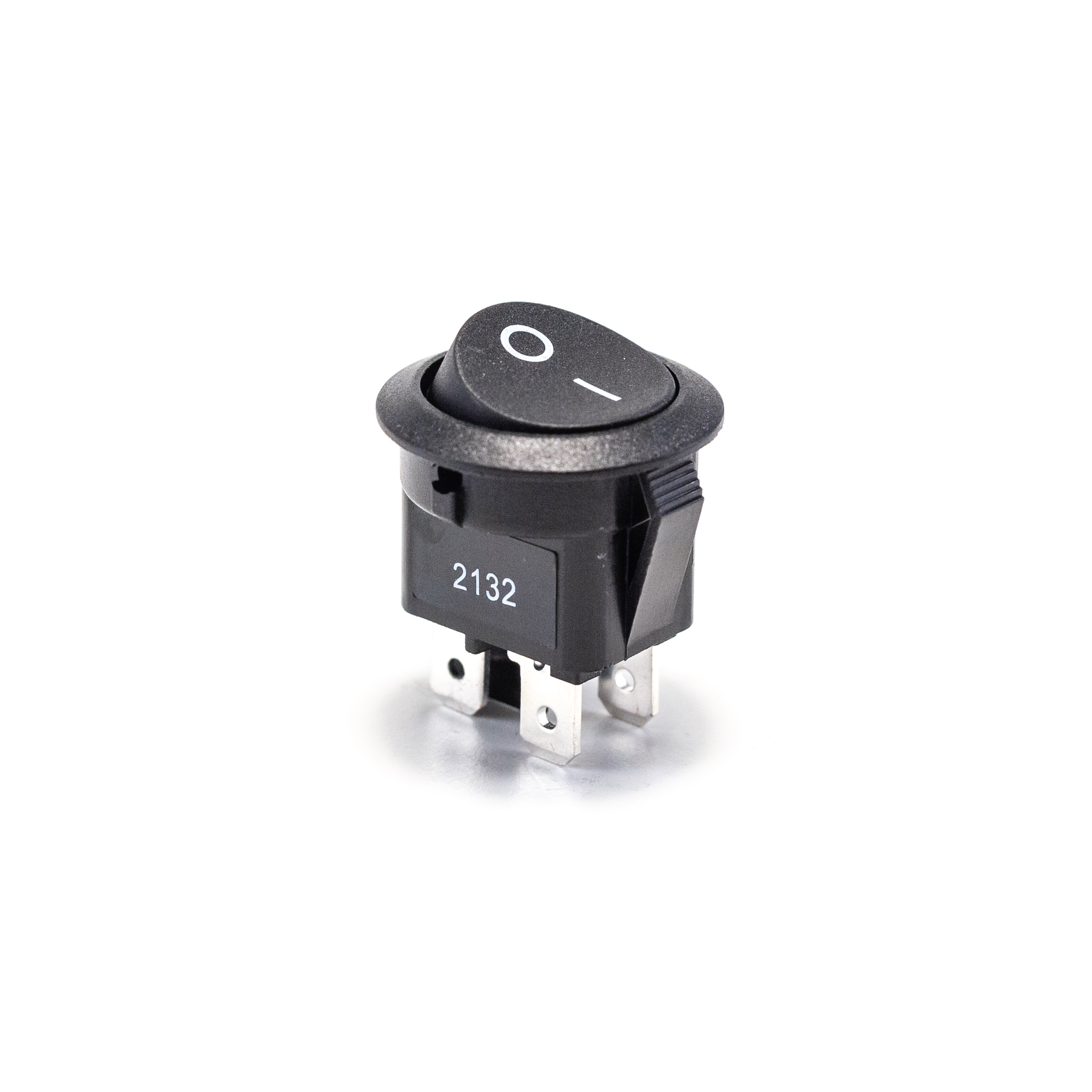 RR8 Series Round, Illuminated, Power Rocker Switch with PVC Cap