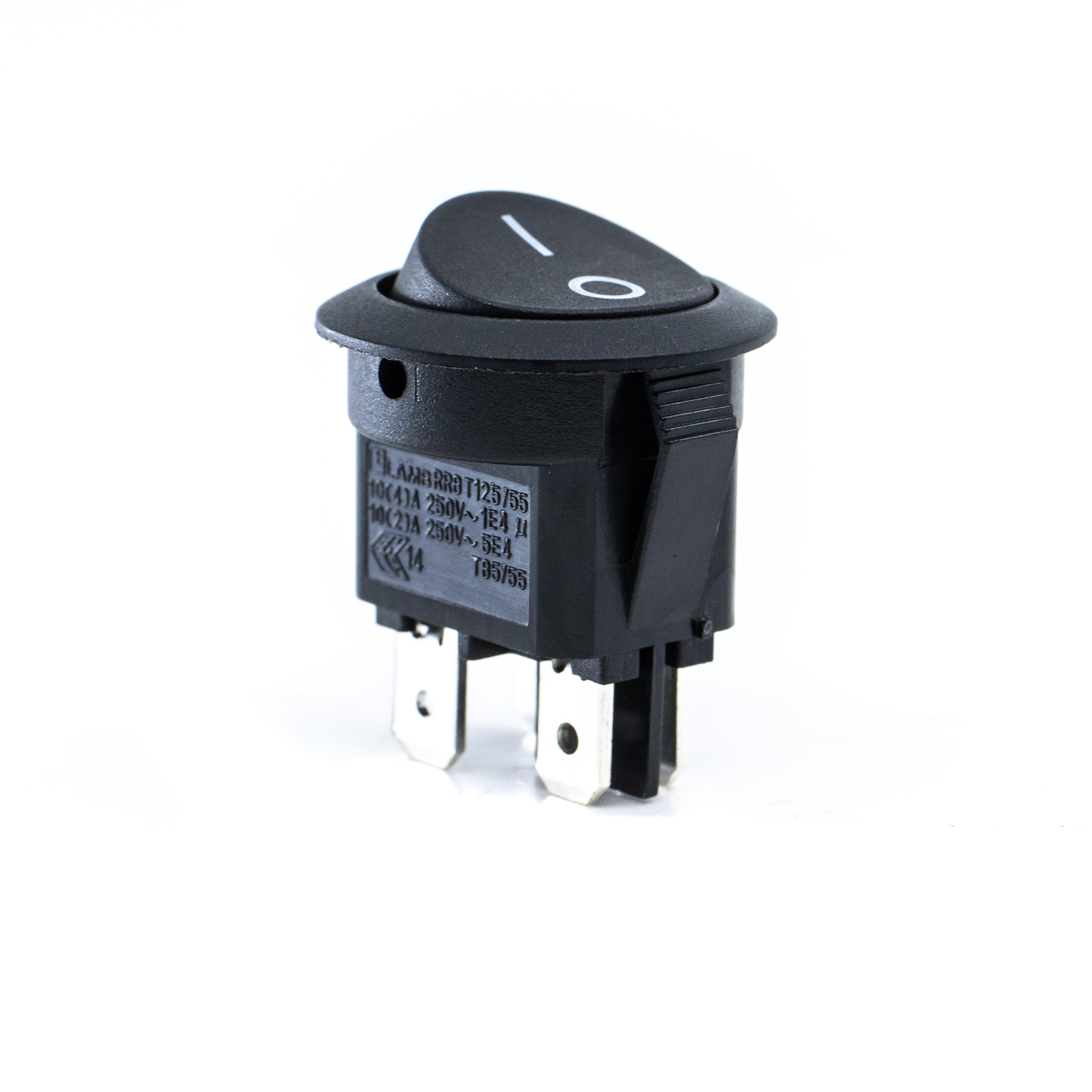 RR8 Series Round, Illuminated, Power Rocker Switch with PVC Cap