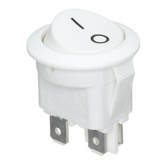 RR8 Series Round, Illuminated, Power Rocker Switch with PVC Cap