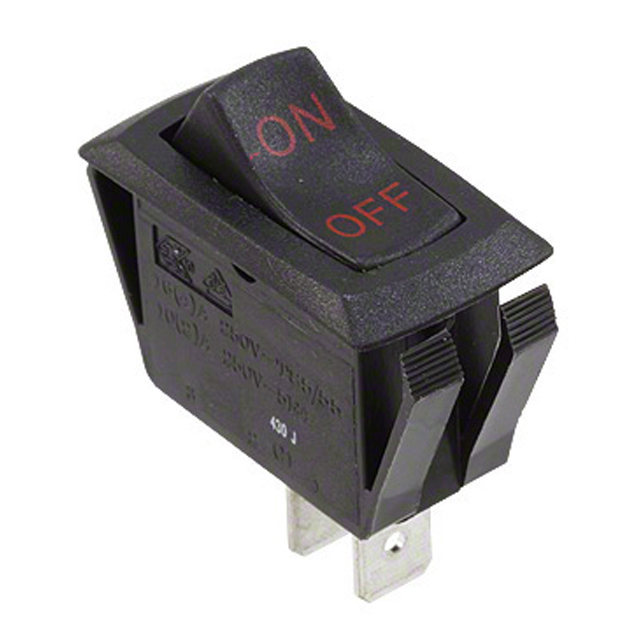 RSC Series Illuminated, Power Rocker Switch with Bi-Color Actuator