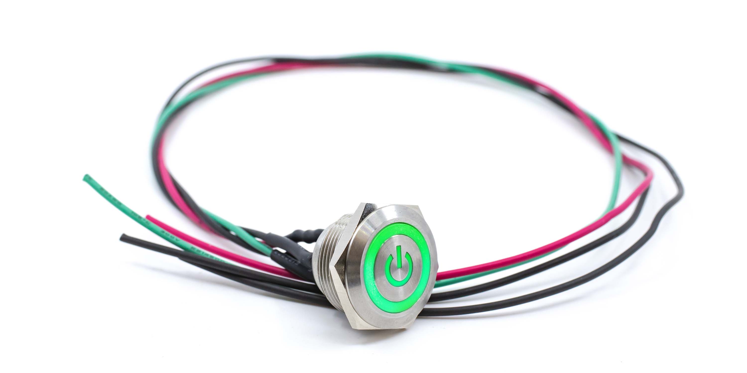 SV7 Series Illuminated, Short Body Anti-Vandal Switch