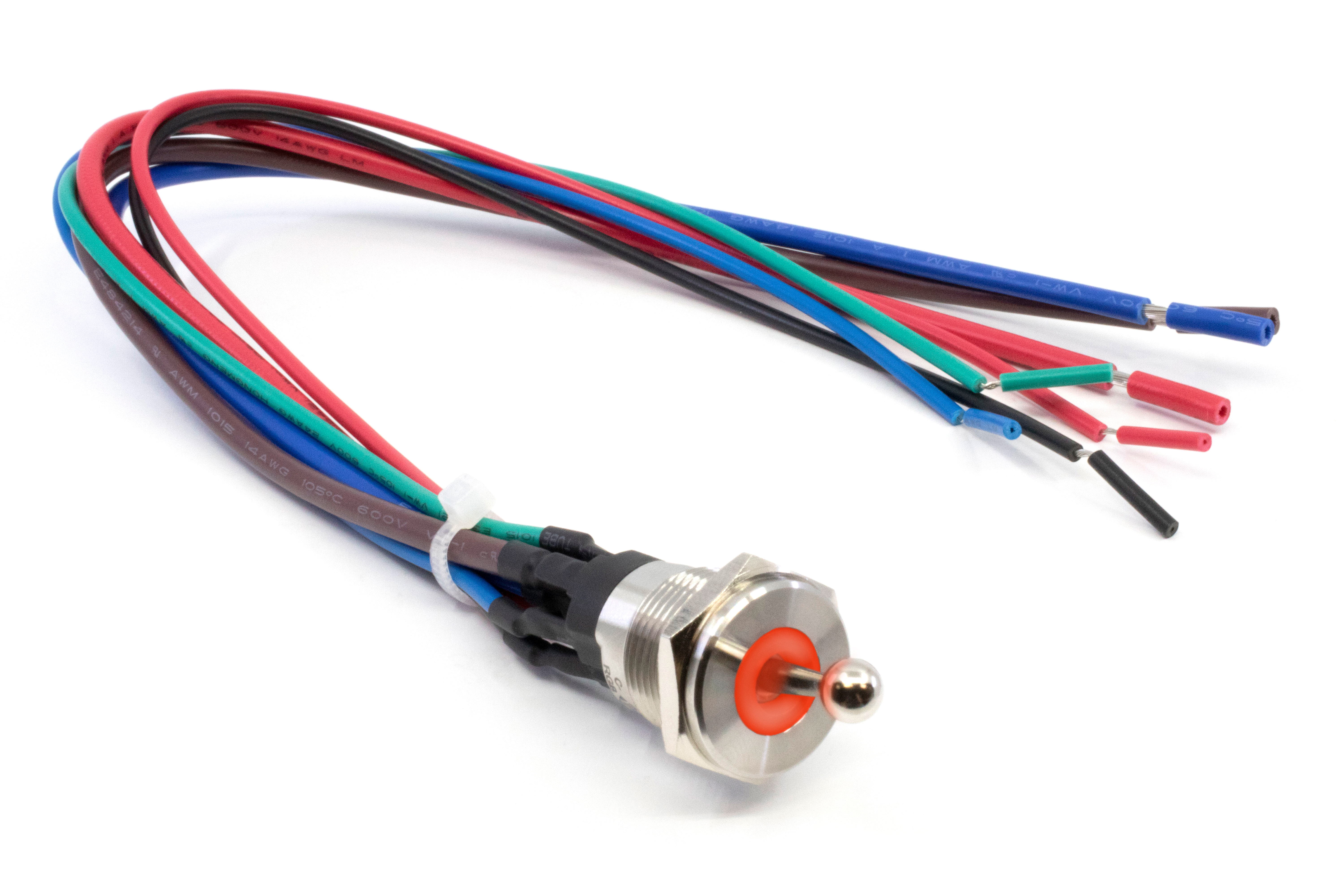 TAV16 Series Illuminated Anti-Vandal Toggle Switch