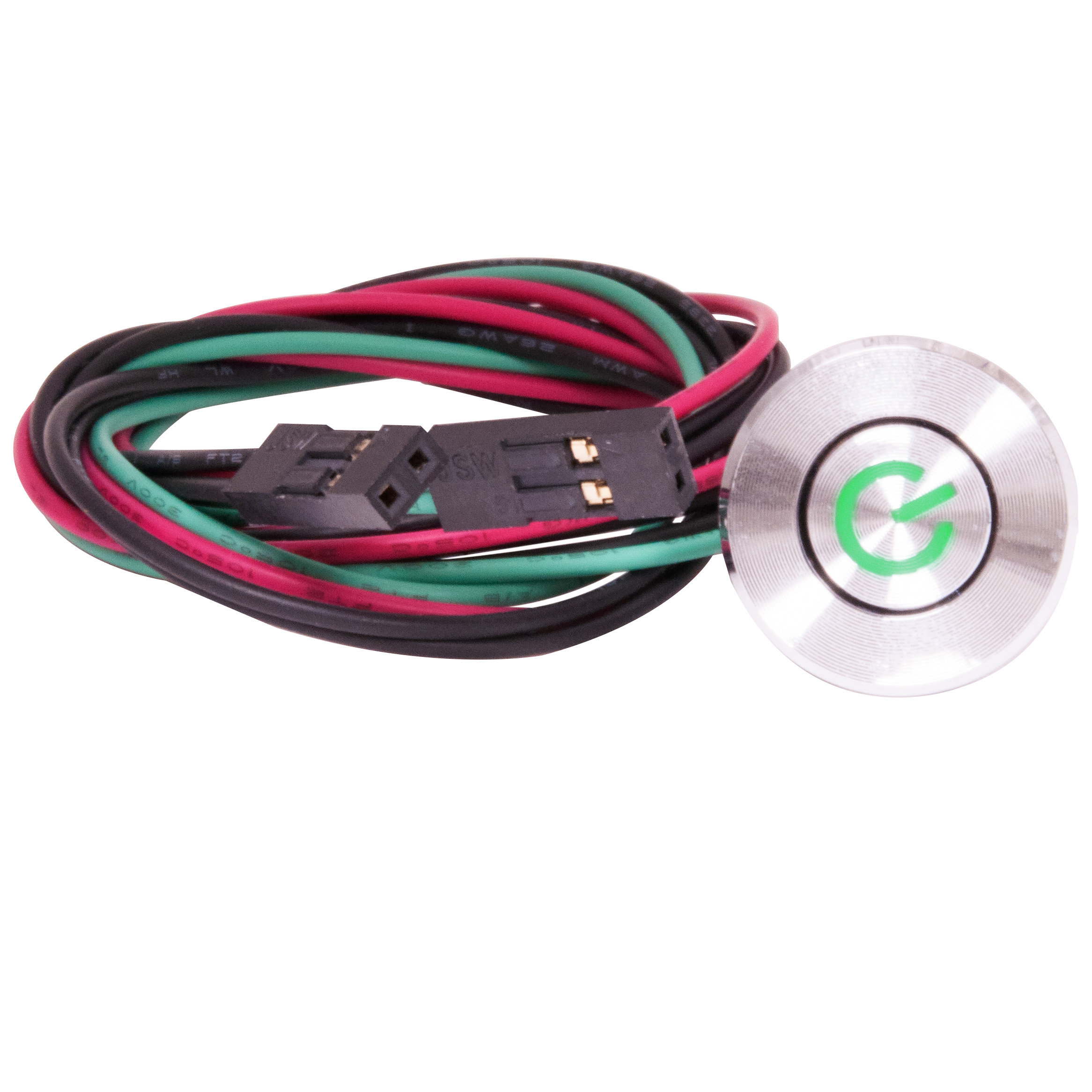 TL1275 Series Illuminated Tactile Switch with Wire Leads and Connectors