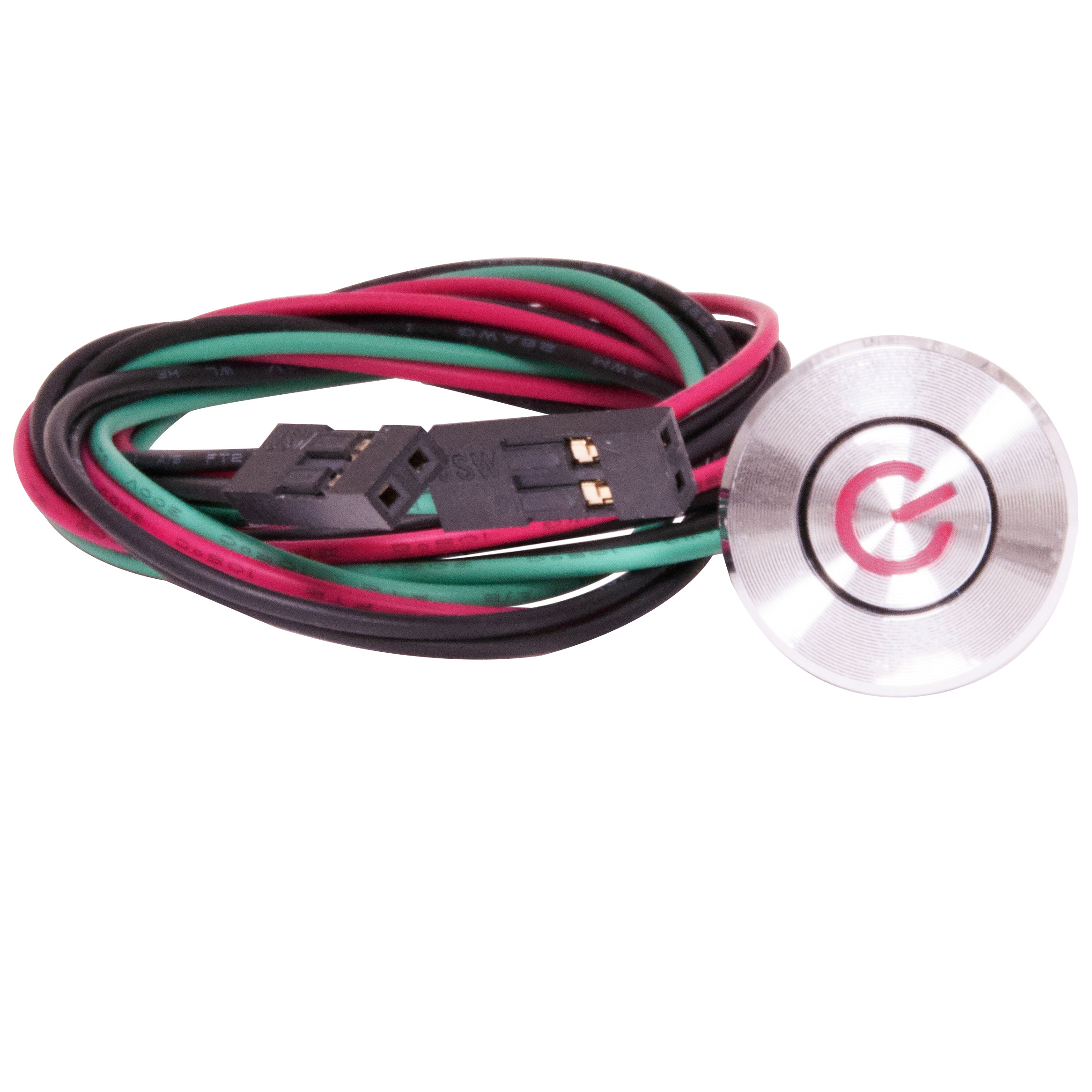 TL1275 Series Illuminated Tactile Switch with Wire Leads and Connectors